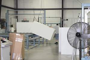 Insulation Corp of America moves block of styrene