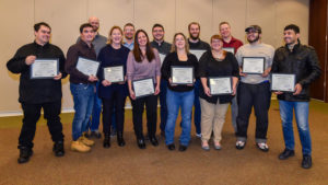 Photo of graduates of the 2018 Fundamentals of Manufacturing training program