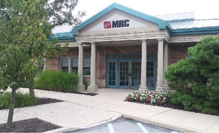 MRC front entry with logo sign