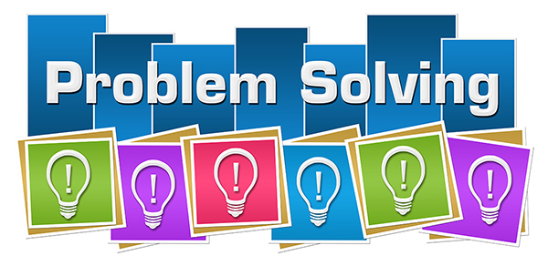 Problem Solving Bulbs Blue Colorful Squares Boxes