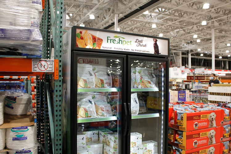 Grocery Store Commercial Refrigerator for Freshpet animal food