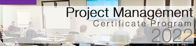 Project Management Certificate Program Header