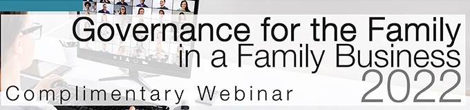 Governance for the Family in a Family Business graphic header