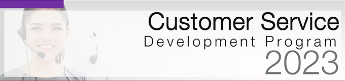 Customer Service Development Program 2023 header image