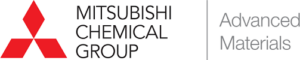 Mitsubishi logo in red and white