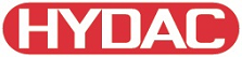 HYDAC logo in red and white