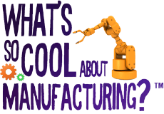 What's So Cool About Manufacturing Logo