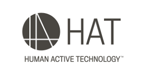 Black and white logo of Human Active Technology