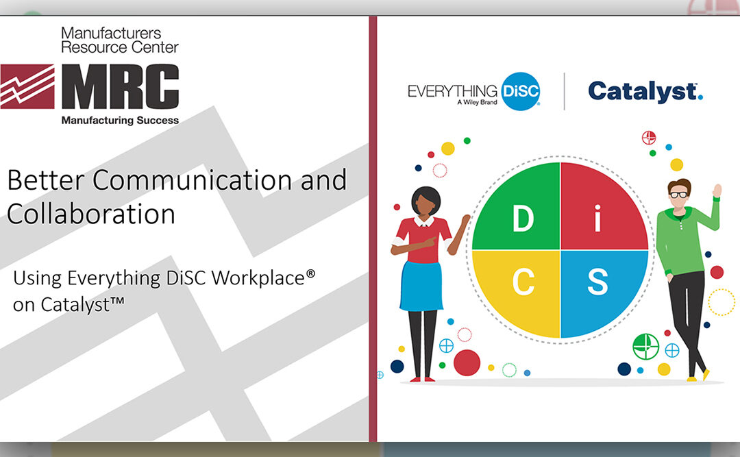 Everything DiSC Workplace on Catalyst Webinar