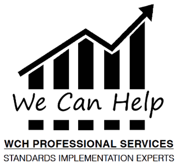 WCh BLACK AND WHITE LOGO