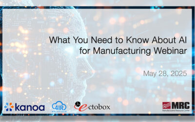 What You Need to Know About AI for Manufacturing Webinar