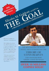 The Goal book cover by Eliyahu M. Goldratt and Jeff Cox