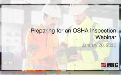 Preparing for an OSHA Inspection Webinar
