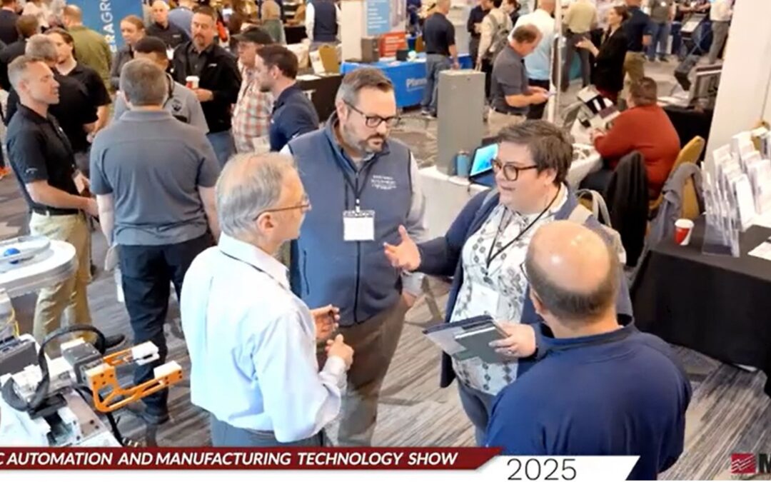 AMT Show 2025 exhibitors and crowd